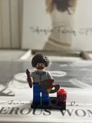 DEADPOOL BOB ROSS HOMAGE LEGO MINIFIG FIGURE marvel ryan reynolds paint brush