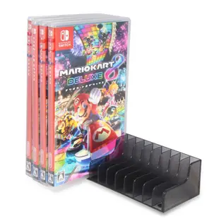 任天堂 Nintendo Switch 遊戲卡盒光碟DVD收納支架 2入組