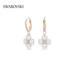 現貨【全套原盒包裝】 SWAROVSKI/施華洛世奇 LATISHA 花朵大圈耳環 女 禮物 飾品 耳飾