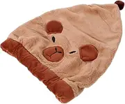 LIFKOME Hair Drying Cap for Women Fast Drying Coral Fleece Towel Cartoon Design Hair Turban Quick Dry Soft and Absorbent Bath Cap