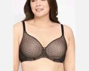 Berlei Lift And Shape Mesh Support Comfort Bra 10F BNWT Purple RRP $69.95