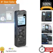 Rechargeable 128GB Digital Recorder - Ultimate Device for Meetings & Lectures