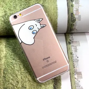 Moomin嚕嚕米 小不點透明手機殼8plus/7plus/7/8/6/6s/6plus/6splus