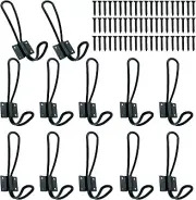 Rustic Entryway Hooks-12 Pack Farmhouse Hooks With Metal Screws Include