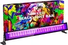 50W LED BLACKLIGHT BLACK LIGHT BAR 16" ON/OFF SWITCH SWIVEL TILT NEW IN BOX !!