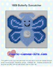 Butterfly Suncatcher-Plastic Canvas Pattern or Kit
