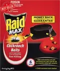 Max Cockroach Baits, Cockroach Killer, Lasts up to 3 Months, Child Resistant Coc