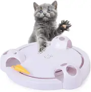 Cat Toy, Interactive Automatic Toy for Cat or Kitten, Adjustable Electronic Battery Operated Toy