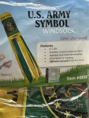 NEW ARMY WINDSOCK 6x40