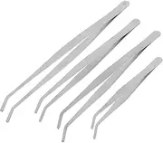 GANAZONO 4Pcs Planting Tweezers Ergonomic Stainless Steel Gardening Tools for Succulent Care Model Making and Garden Lengths