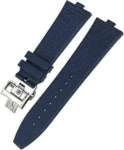 [KAVJU] FKM Senior Fluorine Rubber Watchband For vacheron constantin 4500V 5500V 7900 Watch Strap vc Convex Mouth 7mm watch accessories