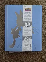 Ultra PRO Elite Series Lucario 9pocket 360 Card Binder For Pokemon TCG