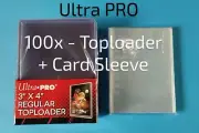 Ultra PRO 3"x4" Regular Toploader & Penny Sleeve Kit - 100 Pack