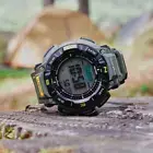 CASIO PRO TREK PRG-340-3JF Climber Line Triple Sensor Solar Watch Green