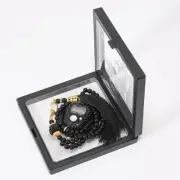 Elegant Muslim Prayer Beads with Digital Counter – Black Tasbih/ Misbaha Set