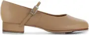 Bloch SO302 Leather Tap On Tan 1" Heel Taps Girls Ladies New BOX