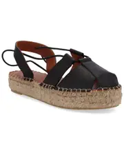 ALOHAS Roots Leather Espadrille