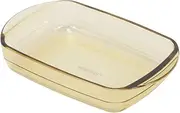 VISIONS CP-8834 Vision Dish Plate Baking Dish 1.6L Rectangular Heat Resistant Glass Microwave Oven Safe Dishwasher Safe