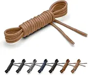 [Benchmark Basics] 100% Cotton Round Waxed Dress Shoelaces | 30", 33" & 36" | 1.5mm Wide | Available in 7 Colors