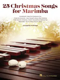 在飛比找誠品線上優惠-25 Christmas Songs for Marimba