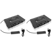 2X Universal Cassette Bluetooth 5.0 Adapter Converter Car Tape Audio8172