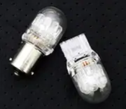 MIYAMA LED Bulb x 1, Bulb Shape: S25 Socket, Double Color: Red MI-175
