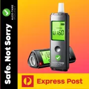 ALCO-TAME® Pocket Alcohol Breath Breathalyser, Breathalzser Testing, Digital LCD