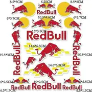 Red Motorcycle Stickers - And Tank Decals In Red FG083