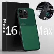 Leather Magnetic Case for iPhone 16 15 14 13 11 16 Pro Max XR XS Max Plus Cover