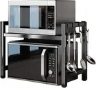 SZJUNXIAO Microwave Expandable Shelf 40-64 Cm, Oven Rack, Kitchen Organiser, ...