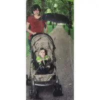 在飛比找蝦皮購物優惠-Diono 嬰兒手推車專用抗UV遮陽傘 陽傘架 輪椅遮陽傘 
