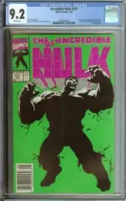 INCREDIBLE HULK #377 CGC 9.2 WHITE PAGES // DOC SAMSON APPEARANCE NEWSSTAND ED