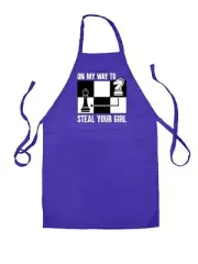 On My Way To Steal Your Girl - Unisex Kids Apron - Chess Player King Queen Pawn