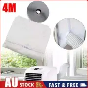 4M Portable Seal Vent Kit Sealing For Air Conditioner Window Cloth Zippers Hose