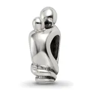 Silver Reflections Family of 2 Bead QRS208