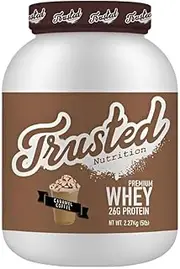 Trusted Nutrition Premium Whey Protein Powder 2.27 kg, Caramel Coffee