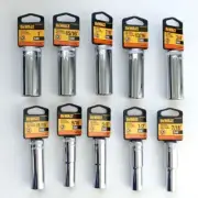 Dewalt DWMT889530SP 1/2" Drive Deep 10pc Socket Set 6pt. SAE 1" to 7/16"