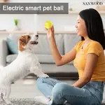 [SW.Z] PEPPY PET BALL USB 可充電 CRAZY BOUNCE 互動狗玩具不含 BPA 自動滾珠帶