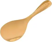 CHICAMPERA Household Copper Rice Scoop Non Stick Kitchen Spatula for Serving Practical Rice Spoon for Rice Cooker Compact Design Kitchen Essential