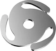 45 RPM Record Adapter - Solid Aluminum Spindle Insert, Turntable Conversion Sheet, Premium Vinyl Accessory | High-Precision Record Adapter Ensures Smooth Playback, Reduces Vibration for Turnt