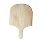 Wood Pizza Peel, 10 Inches Wooden Pizza Spatula Paddle Pizza Cutting 10 inch