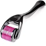 Derma Roller 0.2mm - Microneedle Roller 540 Needles - Micro Roller Kit - Ideal for Young and Radiant Skin - Microneedle Face Roller for Silky Beautiful Skin - Titanium for Home Use by Sandine