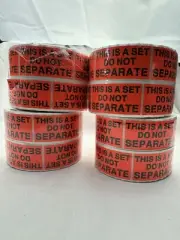 500/Roll 1" x 2" This is a Set Do Not Separate Stickers Warning Labels Adhesive