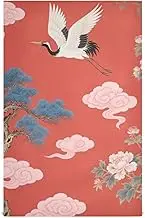 Amooorous Japanese Red Cloud Crane decorative pack of tea towels dish clothes for washing dishes (prop2) tablable dishtowels toallas para la cocina 28x18in set of 6