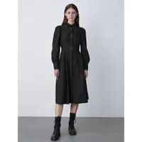 在飛比找ETMall東森購物網優惠-sdeer圣迪奧休閑黑色連衣裙襯衫