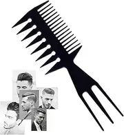 Wide Tooth Comb Men,Texture Comb,Black Hair Styling Barbers Comb,Ergonomic Blending Combs,Haircut Professional Tools for Hairdresser. ﻿