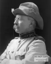 COLONEL THEODORE ROOSEVELT OF THE "ROUGH RIDERS" IN 1898 - 8X10 PHOTO (EP-740)