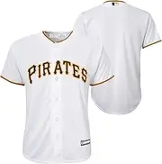 OuterStuff Pittsburgh Pirates MLB Kids Youth 8-20 White Home Team Jersey