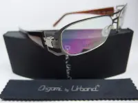 在飛比找Yahoo!奇摩拍賣優惠-信義計劃 眼鏡 Urband 手工眼鏡 鏤空鈦金屬框 專利彈