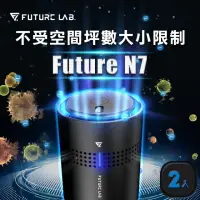 在飛比找momo購物網優惠-【Future Lab. 未來實驗室】負離子空氣清淨機 二入